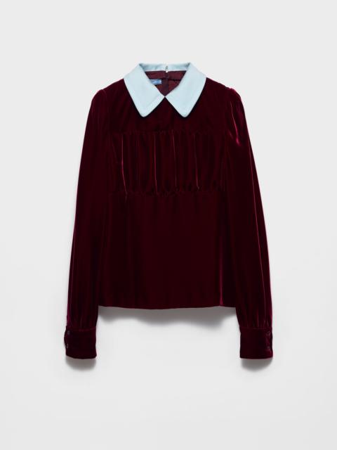 Prada Velvet top