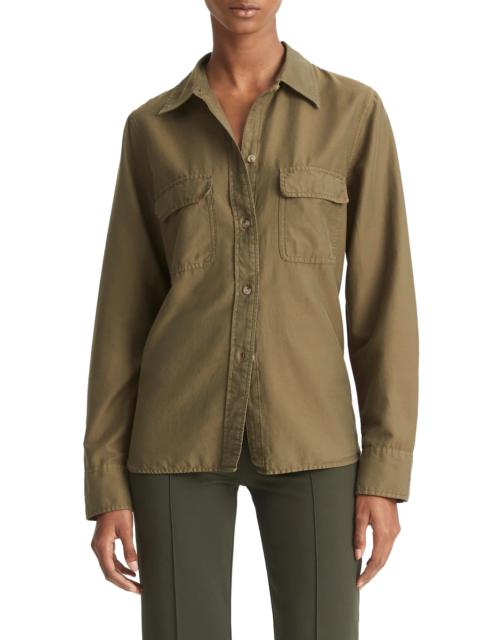 Utility Long Sleeve Button-Up Shirt