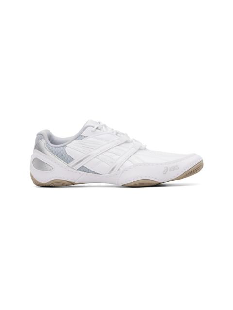 Asics White & Gray Hypersync Sneakers