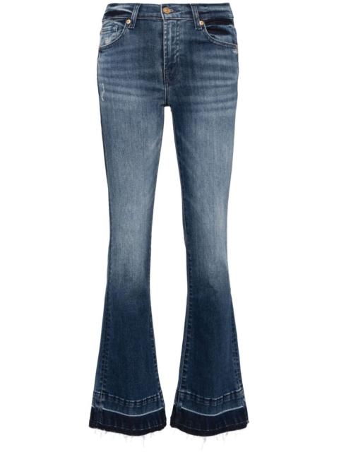 7 For All Mankind Tailorless mid-rise bootcut jeans