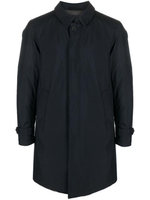 Herno classic-collar waterproof coat