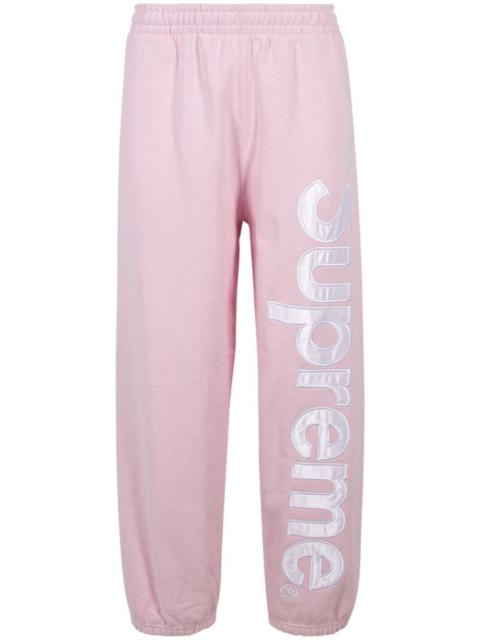 Supreme satin logo-appliquÃ© track pants