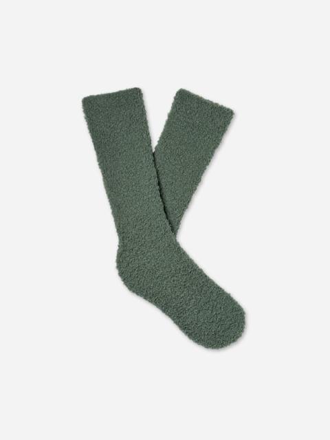 UGG ® Men's Fincher Ultra Cozy Crew Polyester Blend/Recycled Materials in Green Stone