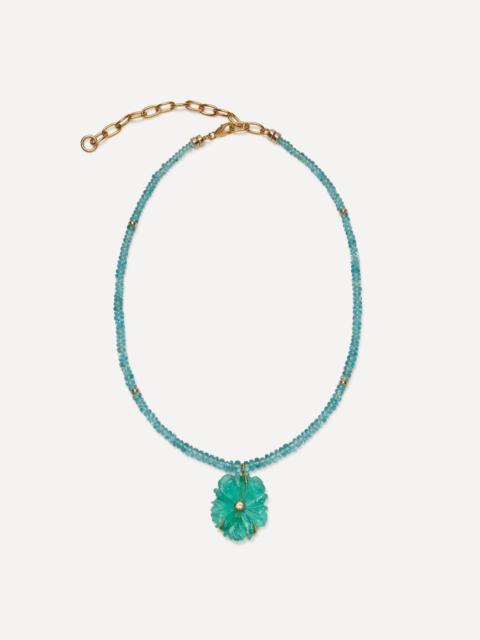 LIZZIE FORTUNATO 24ct Gold-Plated New Bloom Bead Necklace