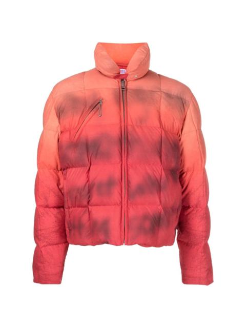 padded gradient-effect jacket
