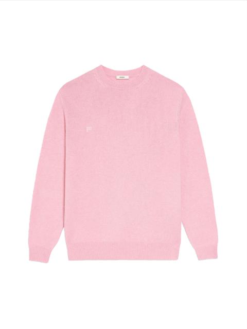 PANGAIA Womens Recycled Cashmere Crewneck Sweatshirt - Sakura Pink
