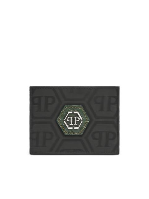 PHILIPP PLEIN logo-pattern wallet