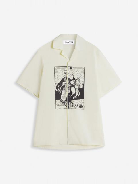 Lanvin PRINTED COTTON SHIRT