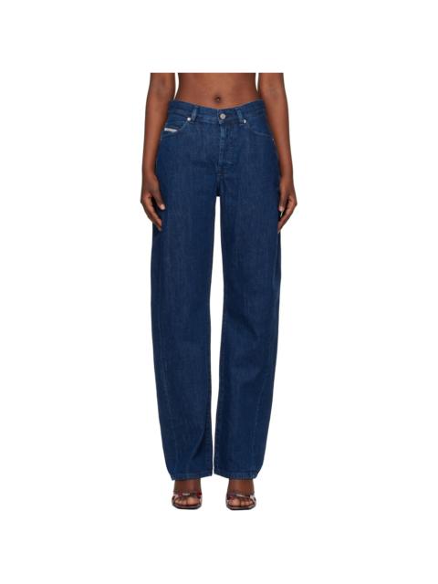 Diesel Navy 1974 D-Ellz 0dbdx Relaxed Jeans