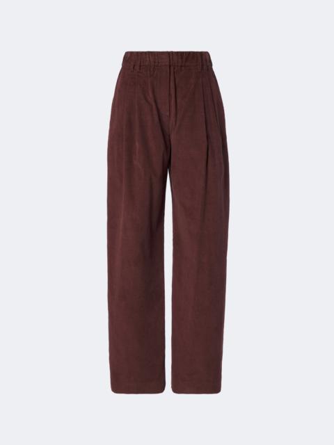 Brunello Cucinelli Monili corduroy wide-leg pants