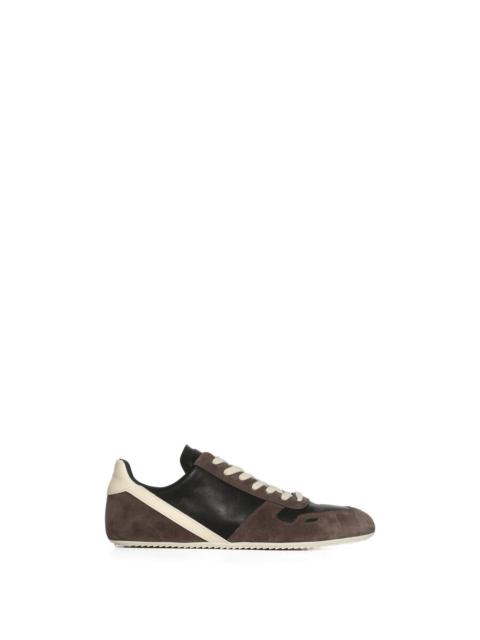 Rick Owens Suede and Leather Sneakers Taupe