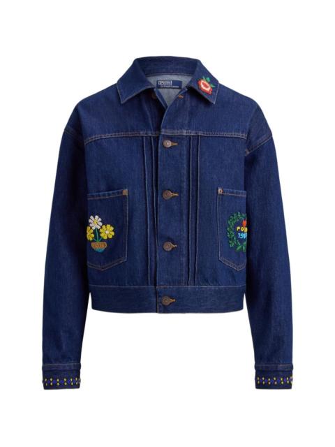 Polo Ralph Lauren bead-embellished denim jacket