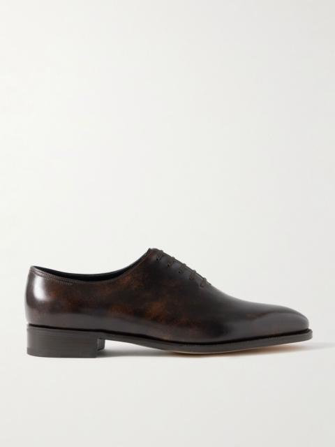 John Lobb Marldon Whole-Cut Leather Oxford Shoes Brown