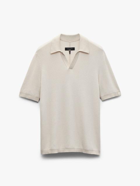 rag & bone Harvey Knit Johnny Collar Polo