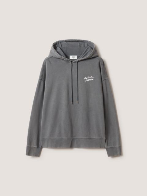 Maison Kitsuné MAISON KITSUNE HANDWRITING FADED OVERSIZE HOODIE
