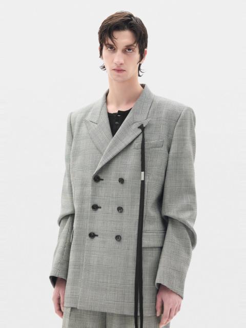 Ann Demeulemeester Waldus Pick Lapel Double Breasted Tailored Jacket