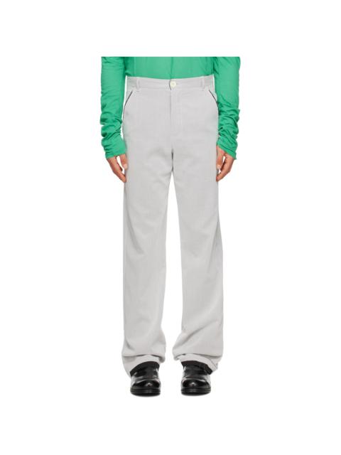 EDWARD CUMING SSENSE Exclusive Gray Sunset Trousers