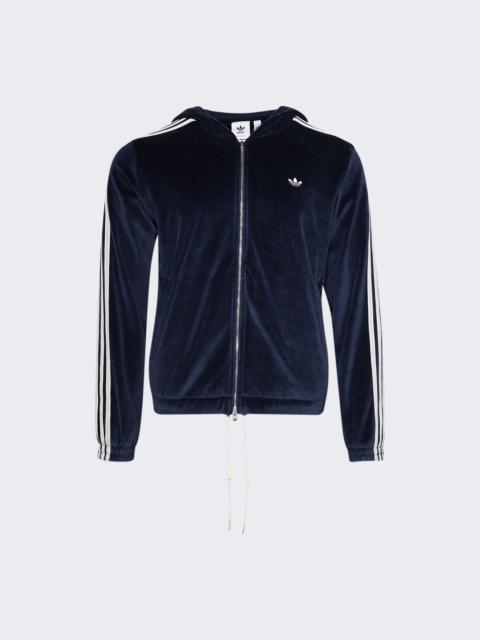 adidas X Wales Bonner Velour Track Jacket Collegiate Navy