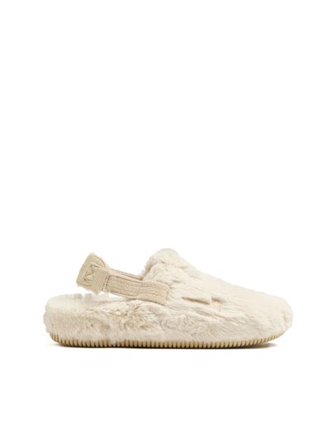 Nike slingback fur sandals