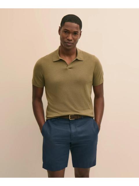 Brooks Brothers Lightweight Luxe All-Season Sweater, Johnny Collar