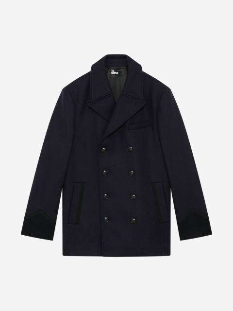 The Kooples NAVY PEA JACKET