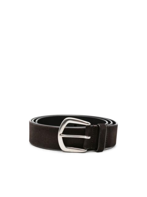 OFFICINE CREATIVE suede buckle-fastening belt