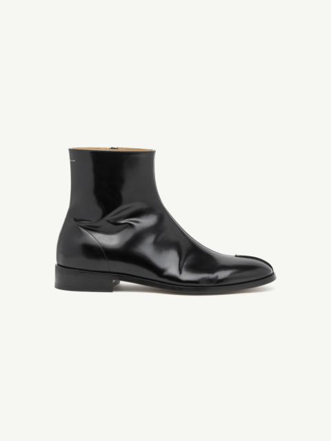 MM6 Maison Margiela Polished leather ankle boots