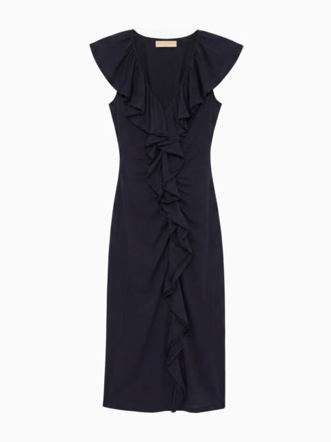 ULLA JOHNSON Chiara Cotton Ruffle Dress