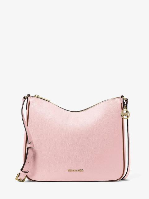 MICHAEL KORS Nayla Medium Pebbled Leather Messenger Bag
