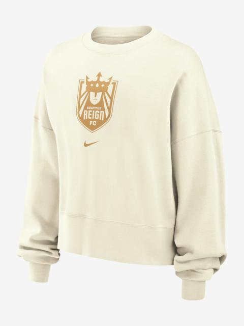 Seattle Reign Phoenix Fleece Women's Nike NWSL Crew-Neck Sweatshirt