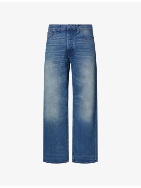Nudie Jeans Loud Larry Wide-Leg Denim Jeans