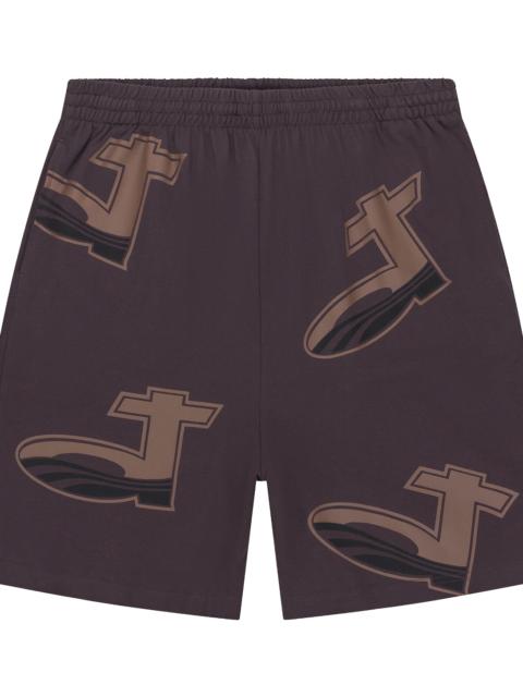 DENIM TEARS Mesh Shorts "Brown" DT986
