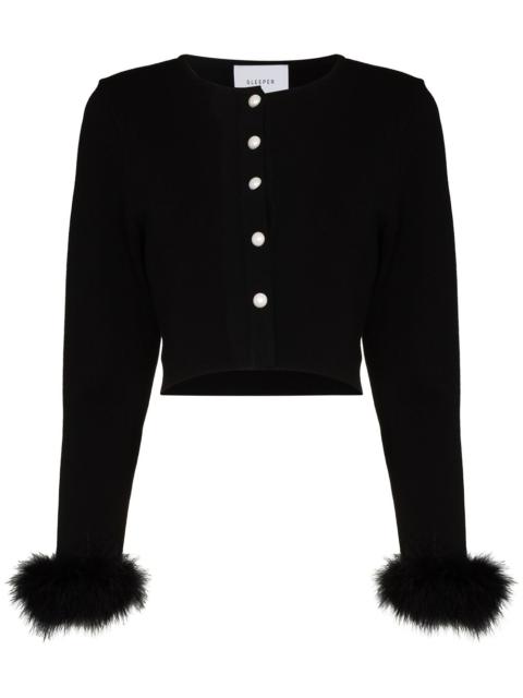 Feather Knit Cardigan
