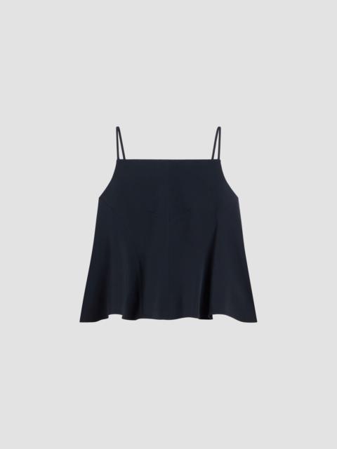 Givenchy Women's Sliced Top in Crepe Cady - Black