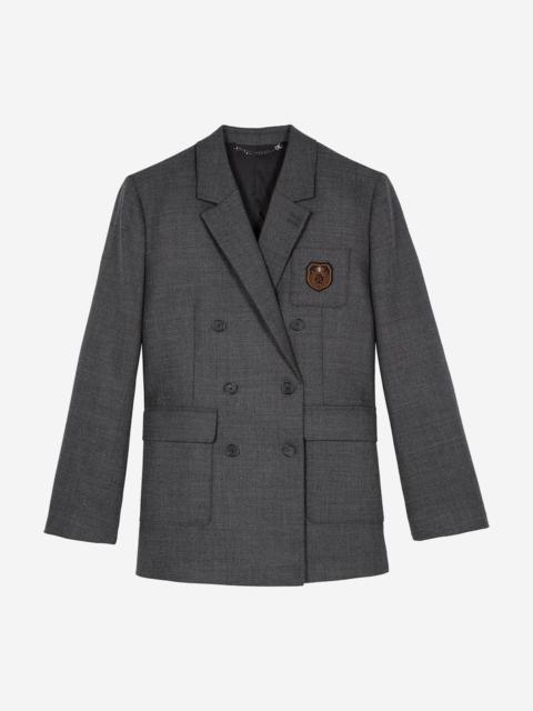 The Kooples DARK GREY SUIT JACKET