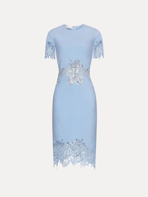 BELLFLOWER GUIPURE PENCIL DRESS