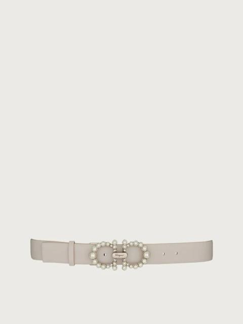 FERRAGAMO ADJUSTABLE GANCINI BELT