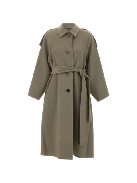 IRO belted button-front coat