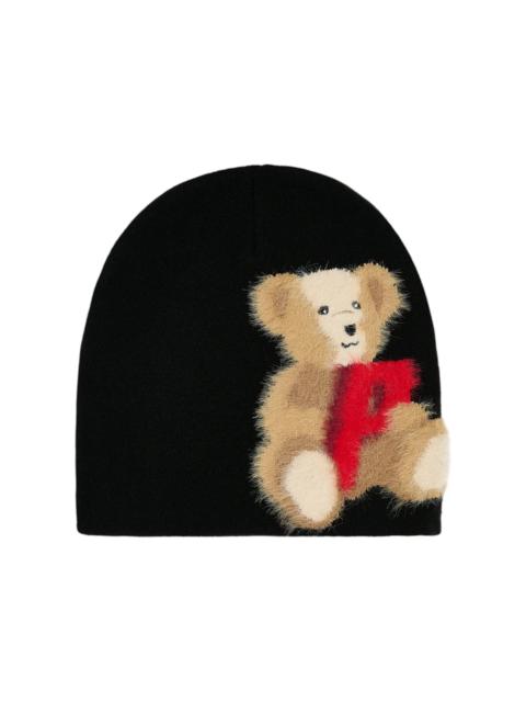 PALACE Palace P Bear Nein Cuff Beanie Black
