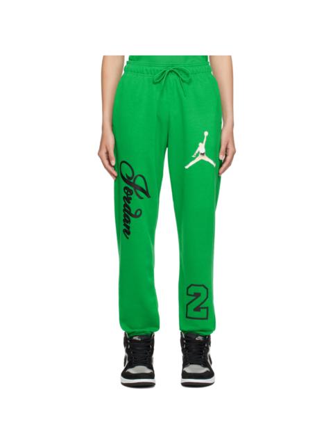 Green Graphic Lounge Pants