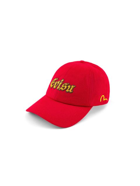 EVISU Evisu Logo Embroidery Cap - Red