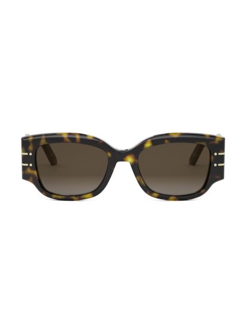 Dior Women's DiorSignature S13I 52MM Rectangular Sunglasses - Tortoise Brown