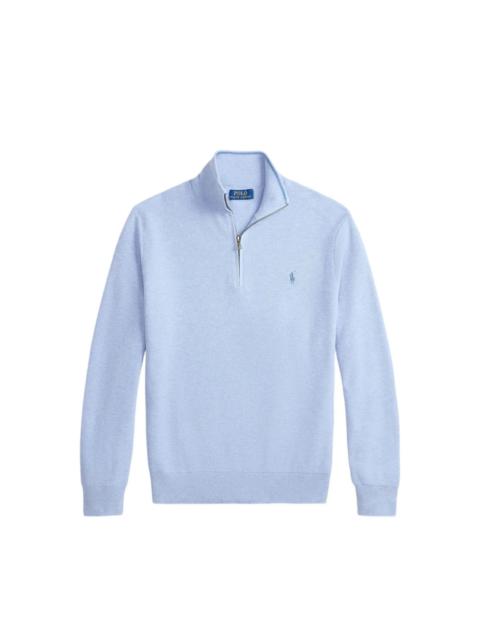 Polo Ralph Lauren QUARTER ZIP KNIT SWEATER