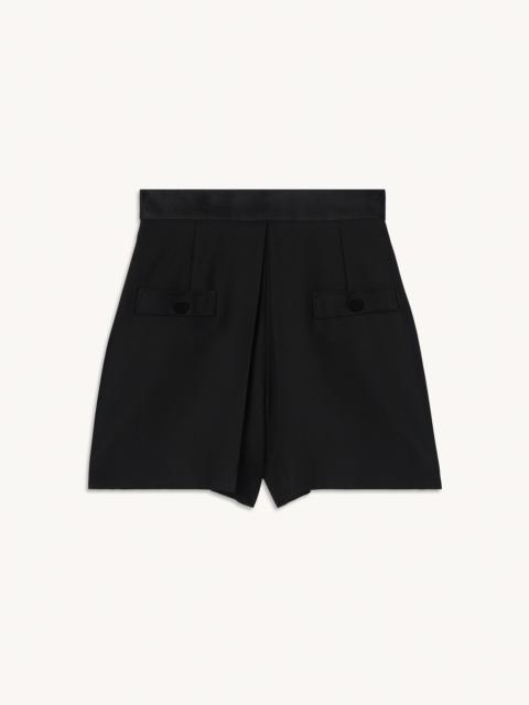 Sandro High-waisted shorts with buttons