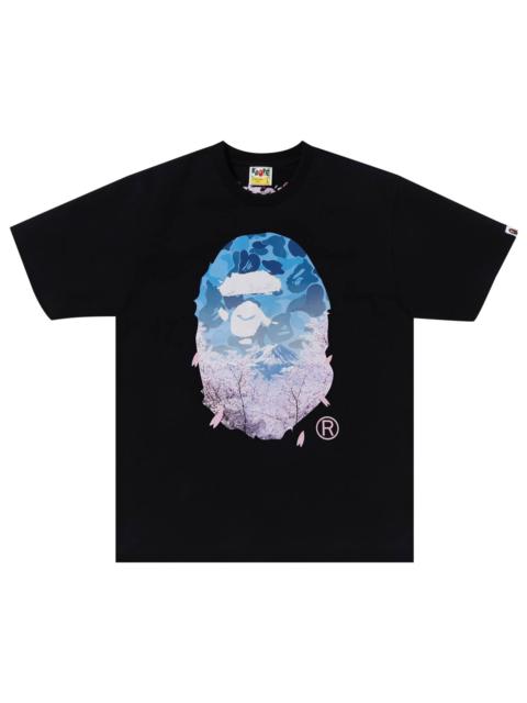 BAPE Sakura Photo Ape Head 'Black'