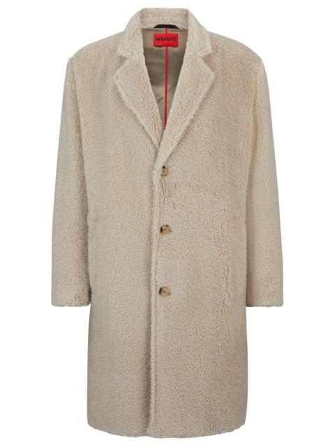 HUGO REGULAR-FIT COAT WITH VINTAGE-STYLE BUTTONS