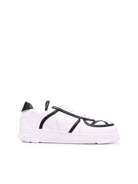 GCDS contrasting-trim sneakers