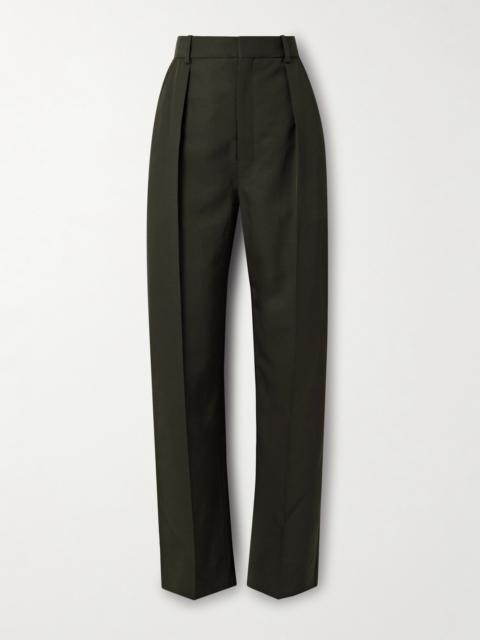Lemaire Pleated Wool-blend Twill Pants