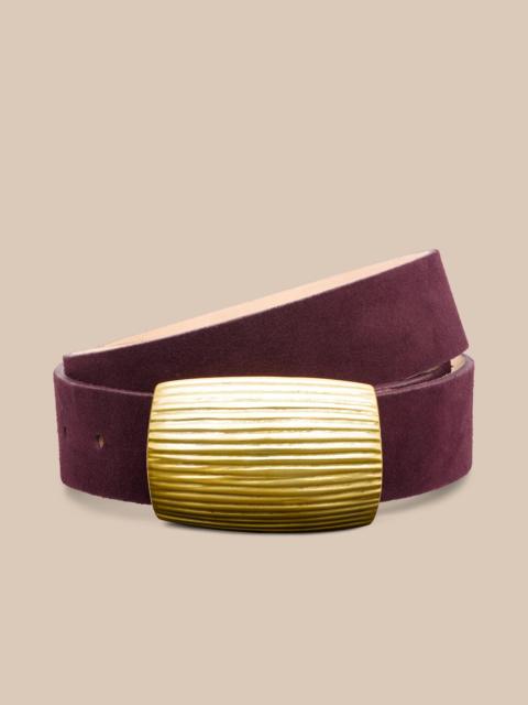 L'AGENCE Montell Suede Belt
