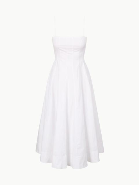 STAUD STAUD WYLIE DRESS 화이트